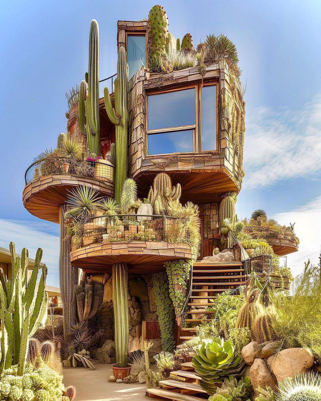 Discover the beautiful cactus house everyone dreams of – The Daily Worlds