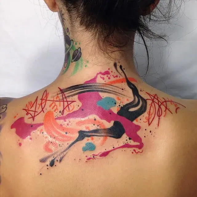 Watercolor tattoos with an artistic flair resemble beautifully painted brushstrokes on the canvas of skin