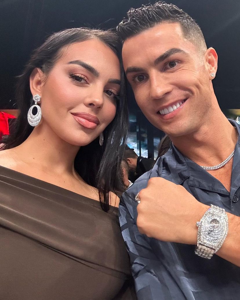"Dazzling in Designer: Georgina Rodríguez and Ronaldo Steal the Show with Lavish Attire at Exclusive Event"
