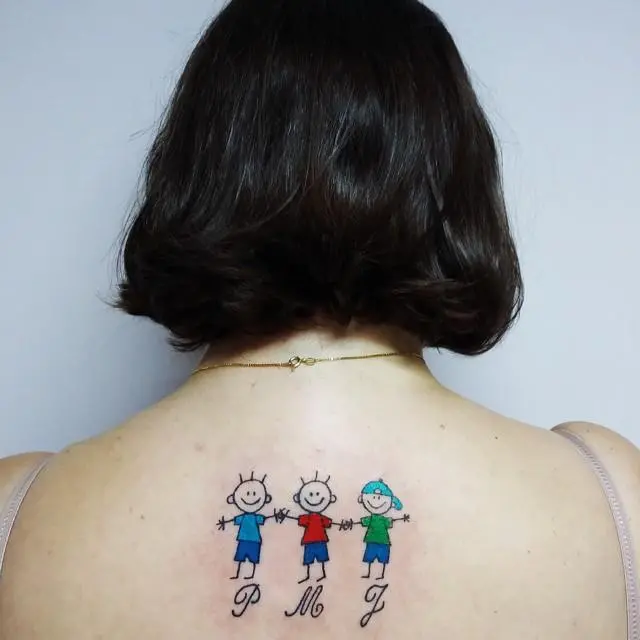 Elegantly Symbolic Family Union Tattoos – Amazing Xanh