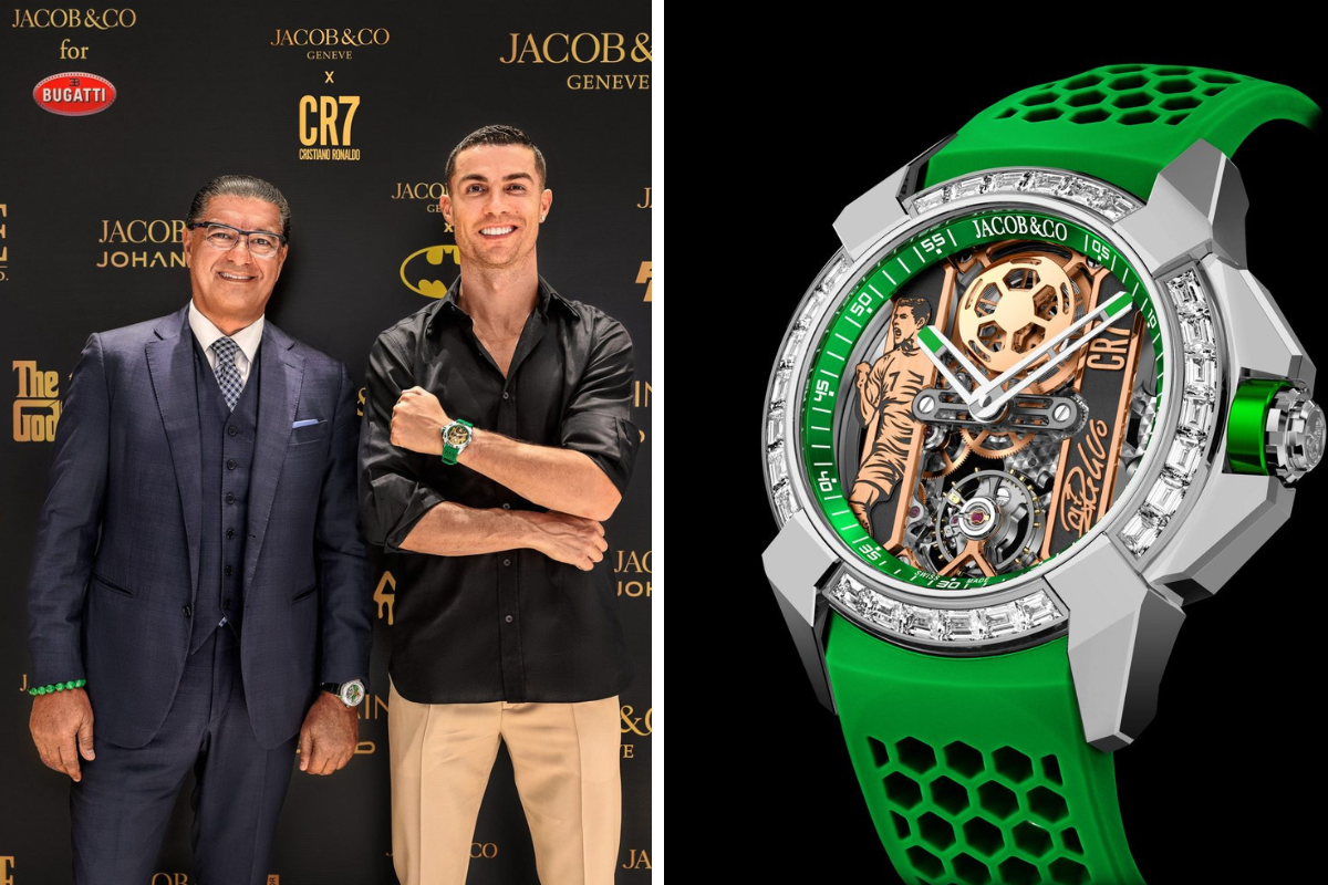 Cristiano Ronaldo given $119,000 Jacob & Co. watch at opening of Saudi  store - Arabian Business