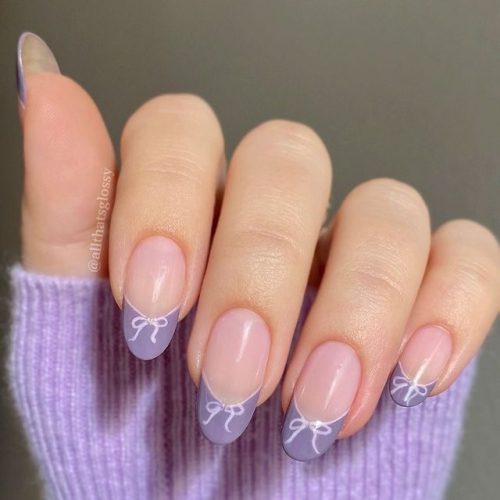 Ballet Slipper French Tips