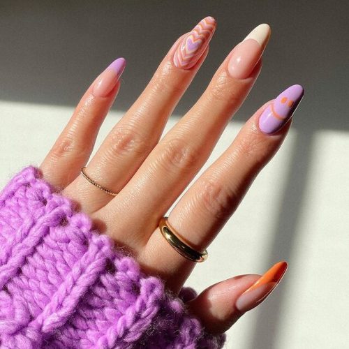 pastel nails