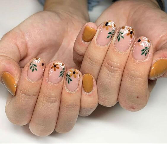 30 Alluring Floral Nail Ideas That Will Turn Your Hands Into Mini-Gardens - 231