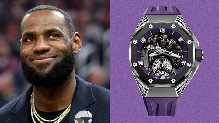 Dưỡng thương ngoài sân, LeBron James được phát hiện đeo đồng hồ tiền tỷ  siêu hiếm