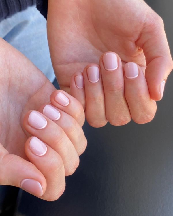 Reverse French Manicure