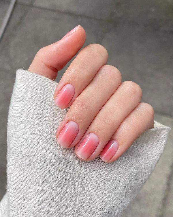 Pink Blush Nails