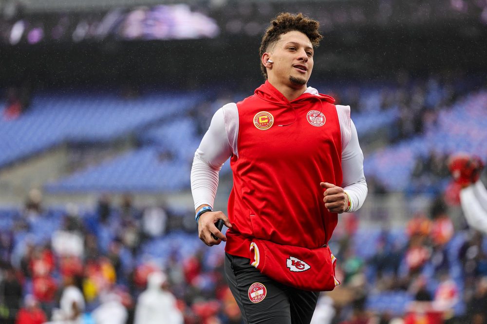 Patrick Mahomes Feels Attacked by Shirtless Locker Room Footage | Us Weekly