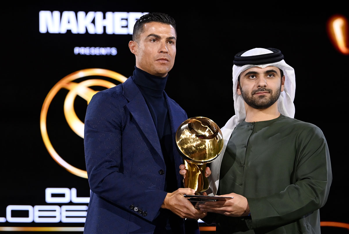 Cristiano Ronaldo (Fan's Favourite Player) - Globe Soccer Awards