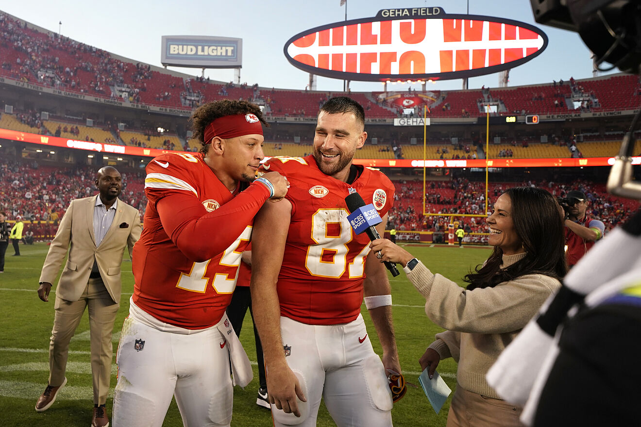 Mahomes and Kelce.