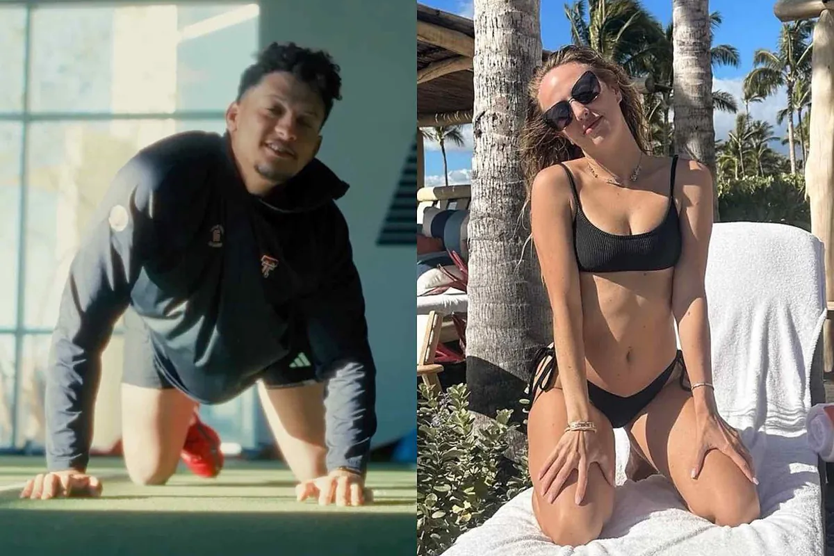 Patrick Mahomes freaky dance at the gym catches fans off guard: Did he learn  to twerk from Brittany? | Marca