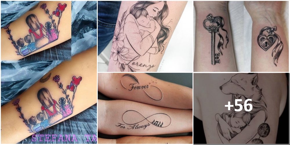 Collage Tatuajes Madres Hijos Familia