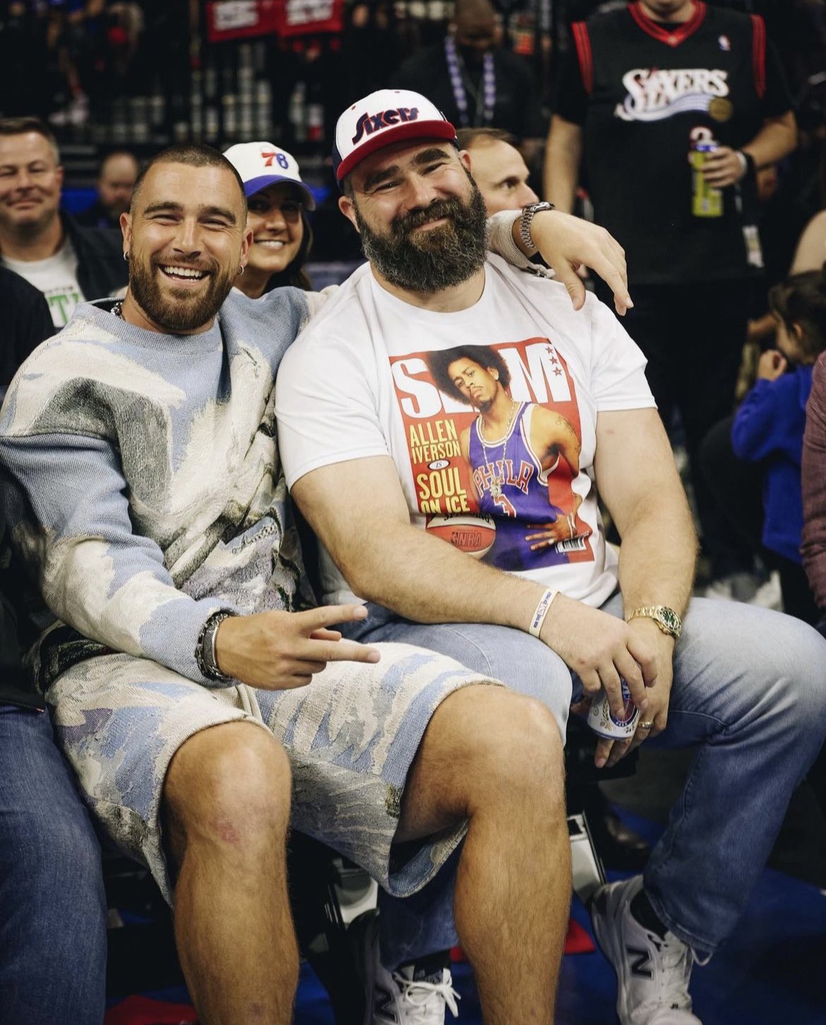 Travis Kelce Fan Page on X: "Couldn't let the day go by without wishing the  one and only @JasonKelce a Happy Birthday 🥳🥳 @tkelce  https://t.co/8iXTYqPBYS" / X