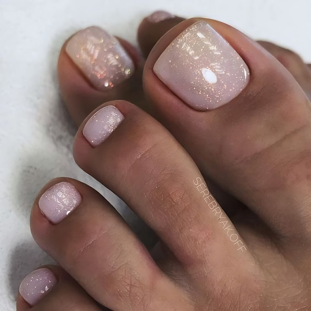 Las 38 mejores uñas de los pies para bodas para lucir glamurosas al instante - 259