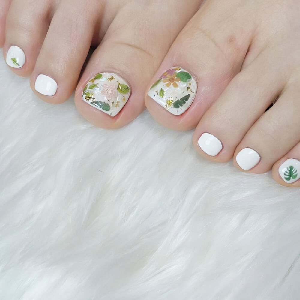 Las 38 mejores uñas de los pies para bodas para lucir glamurosas al instante - 239