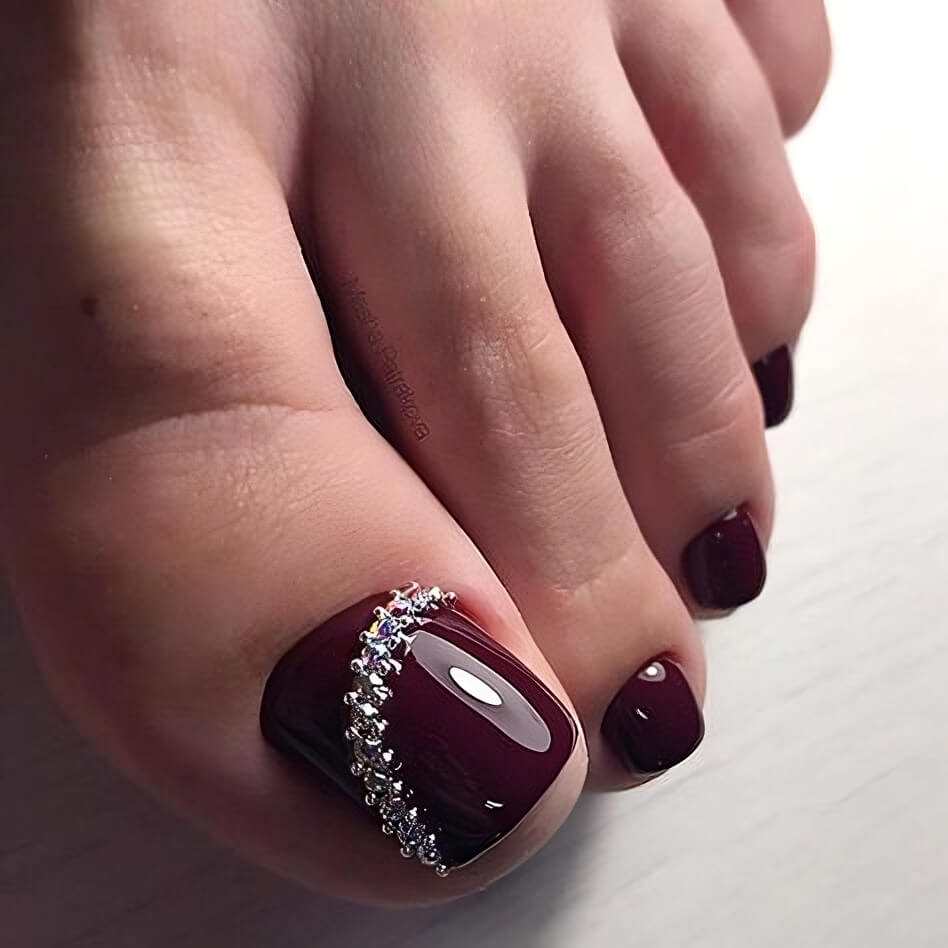 Las 38 mejores uñas de los pies para bodas para lucir glamurosas al instante - 249