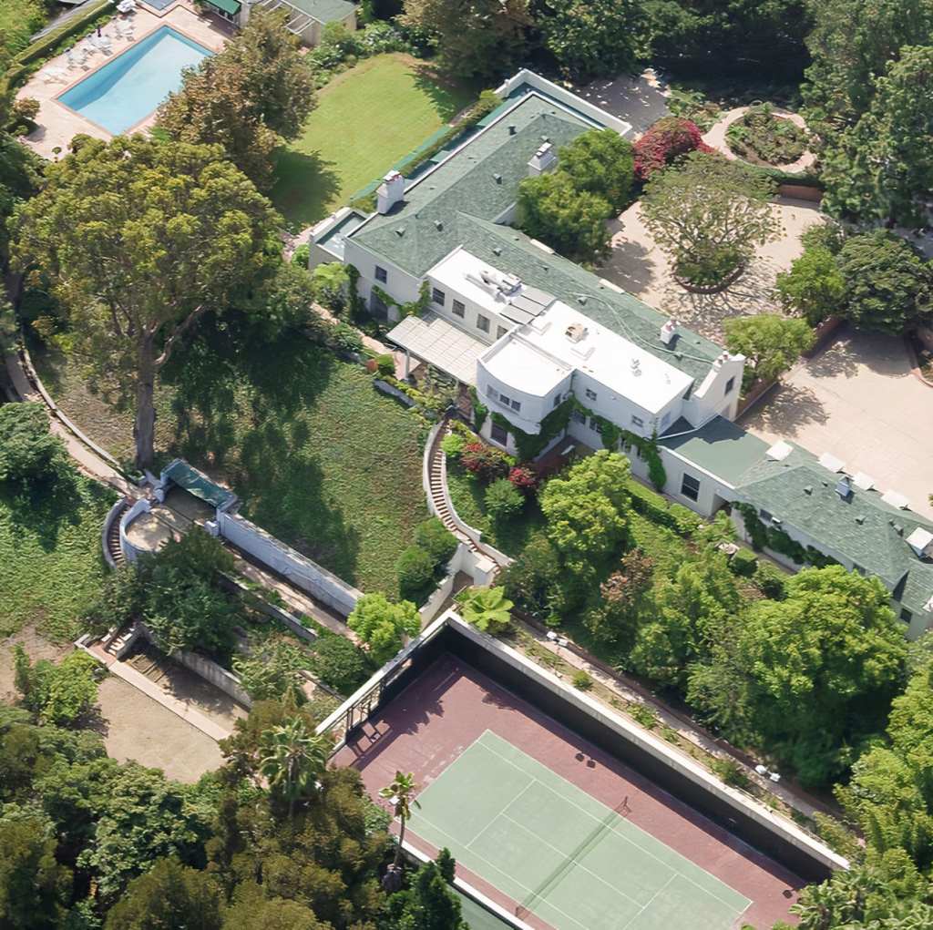 An Aerial View of Taylor Swift's Beverly Hills Home