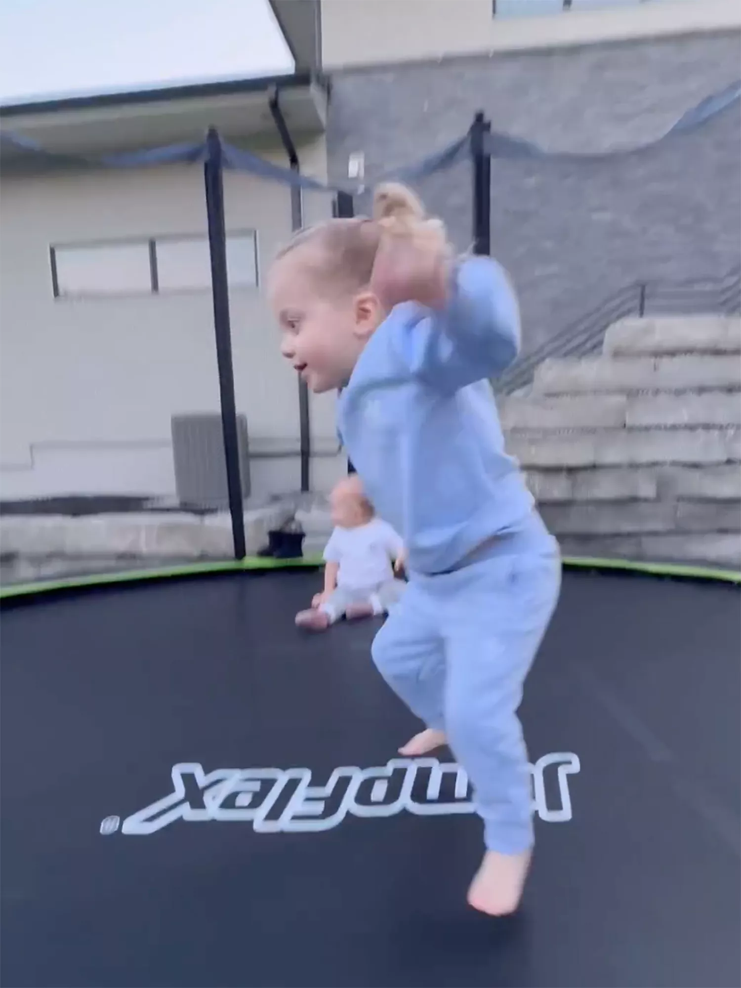 Brittany Mahomes Shares Adorable Video of Kids Playing on Backyard Trampoline 