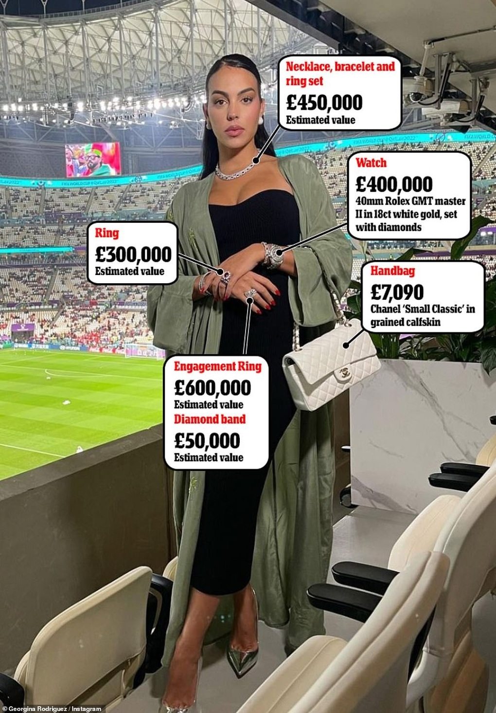 Bạn gái Ronaldo sở hữu bộ sưu tập nữ trang hơn 4 triệu USD - 3