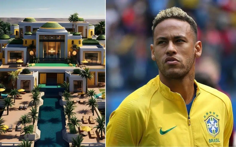 Neymar Jr has $50 million concept mansion in Saudi designed