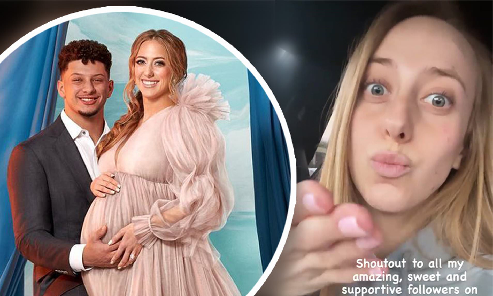 Patrick Mahomes' pregnant fiancee Brittany Matthews responds to 'hateful & awful Instagram trolls | Daily Mail Online