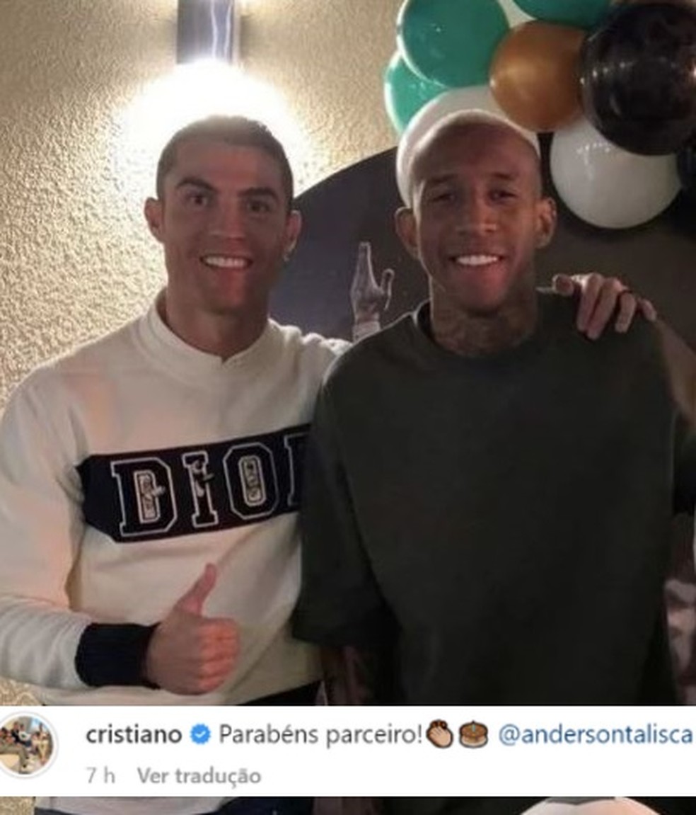 Cristiano Ronaldo prestigia festa de Talisca na Arábia: “Parabéns,  parceiro!” | Brasil Mundial FC | ge