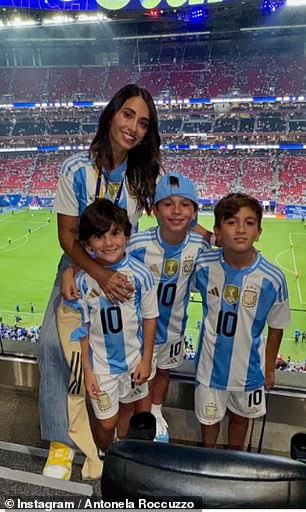 They all flocked No. 10 jerseys of the Argentina captain