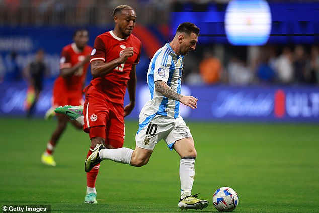 Lionel Messi put an electric performance in the 2-0 win against Canada in Atlanta, Georgia