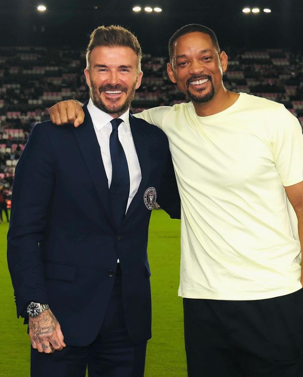 Smith thanked friend and Miami co-owner David Beckham for organising it