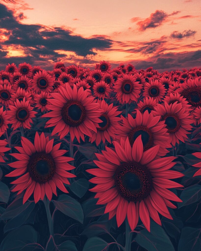 Sunflower 'Crimson Dusk'