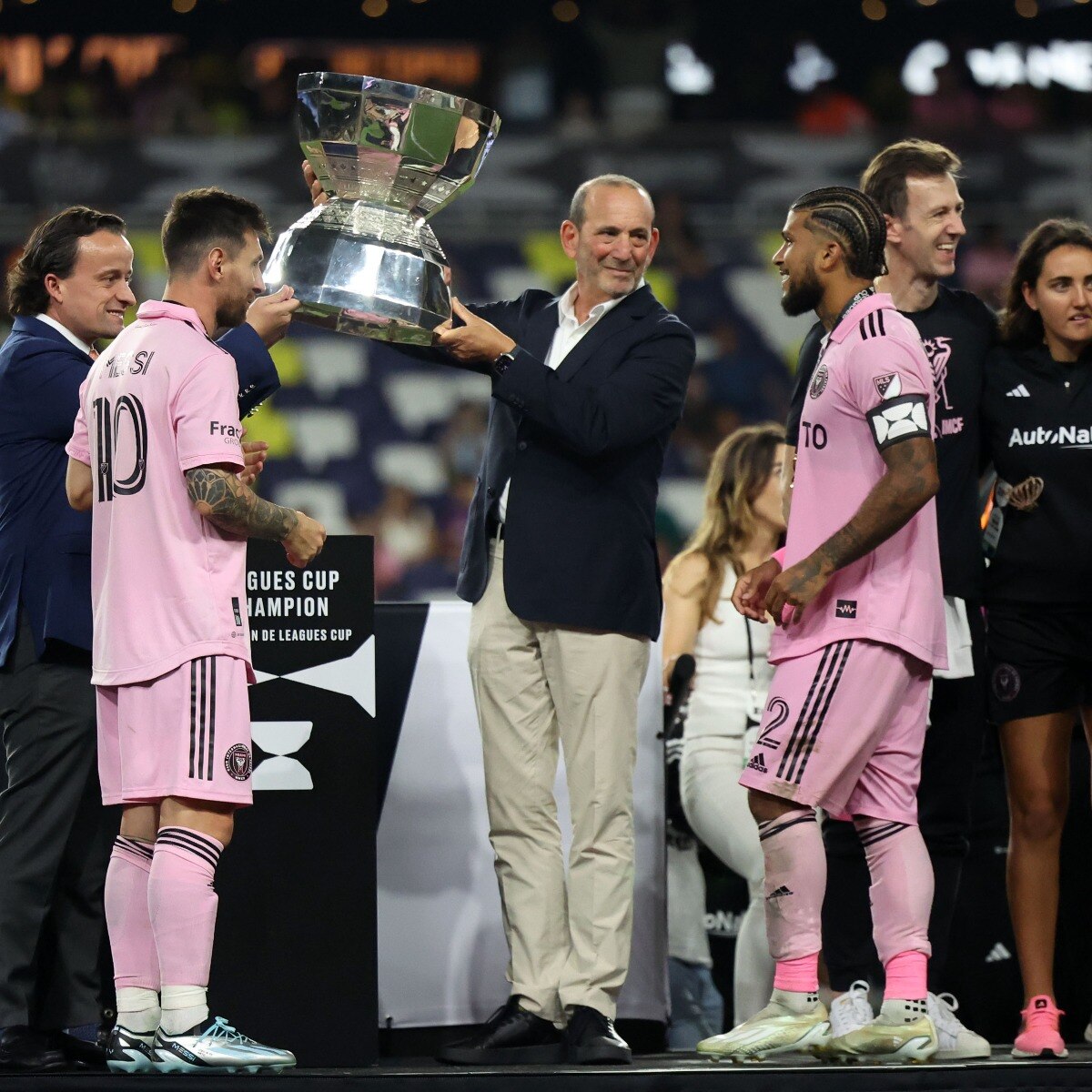 Watch: Lionel Messi hands armband to former Inter Miami captain DeAndre  Yedlin after Leagues Cup win - India Today