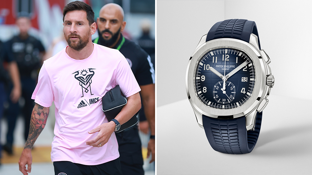 Lionel Messi Patek Philippe Aquanaut Chronograph Reference 5968G