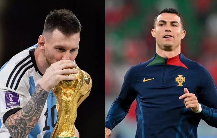 Hai siêu sao Messi và Ronaldo đã góp mặt ở năm vòng chung kết cúp thế giới. Ảnh: GETTY.