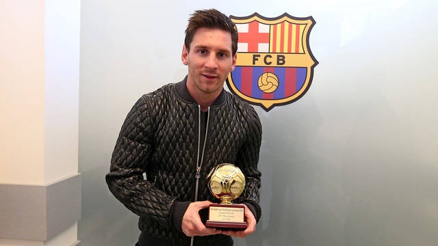 Iniesta and Messi receive 2013 IFFHS award