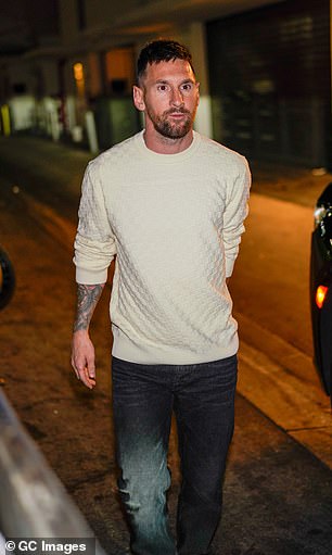 Lionel Messi hits the town to attend a Maluma concert in Miami after  winning his eighth Ballon d'Or earlier this week... as Inter Miami forward  enjoys his early offseason | Daily Mail