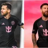 Messi wearing Inter Miami 2025 away kit